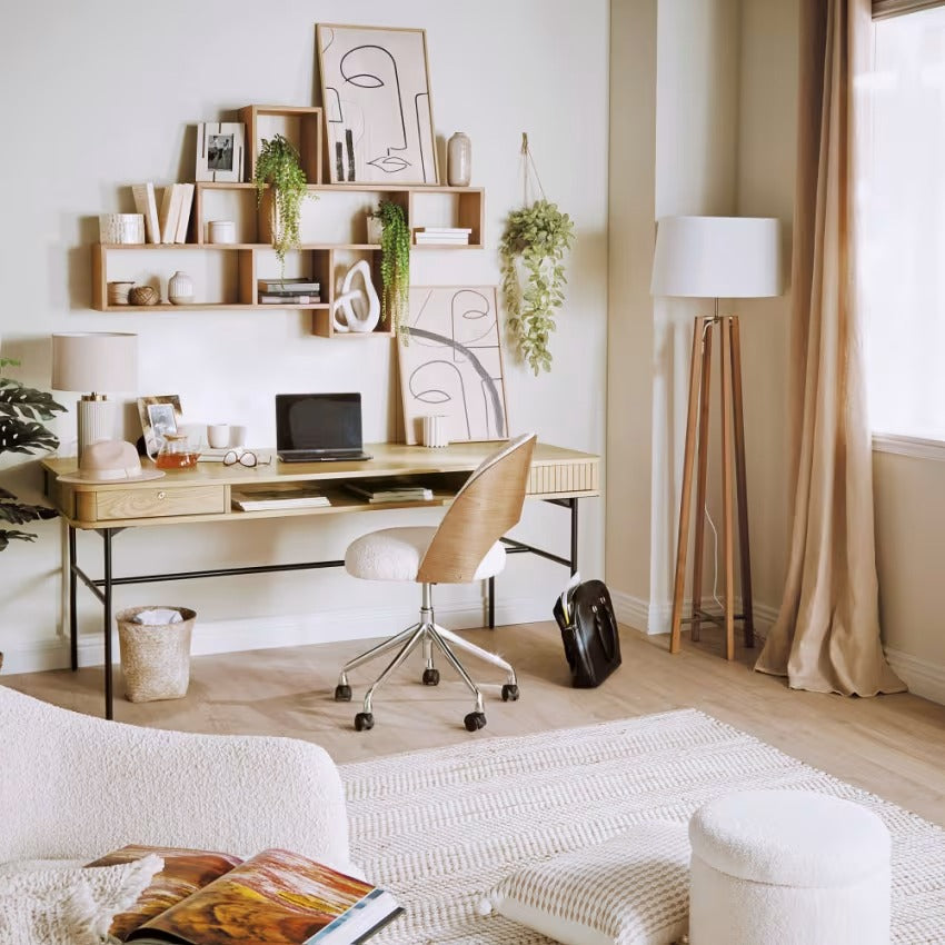 Lampe en céramique striée Vigo - Maisons du Monde