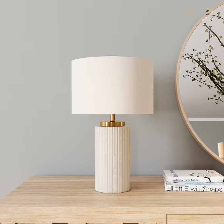 Lampe en céramique striée Vigo - Maisons du Monde