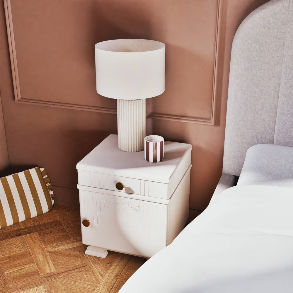 Lampe en céramique striée Vigo - Maisons du Monde