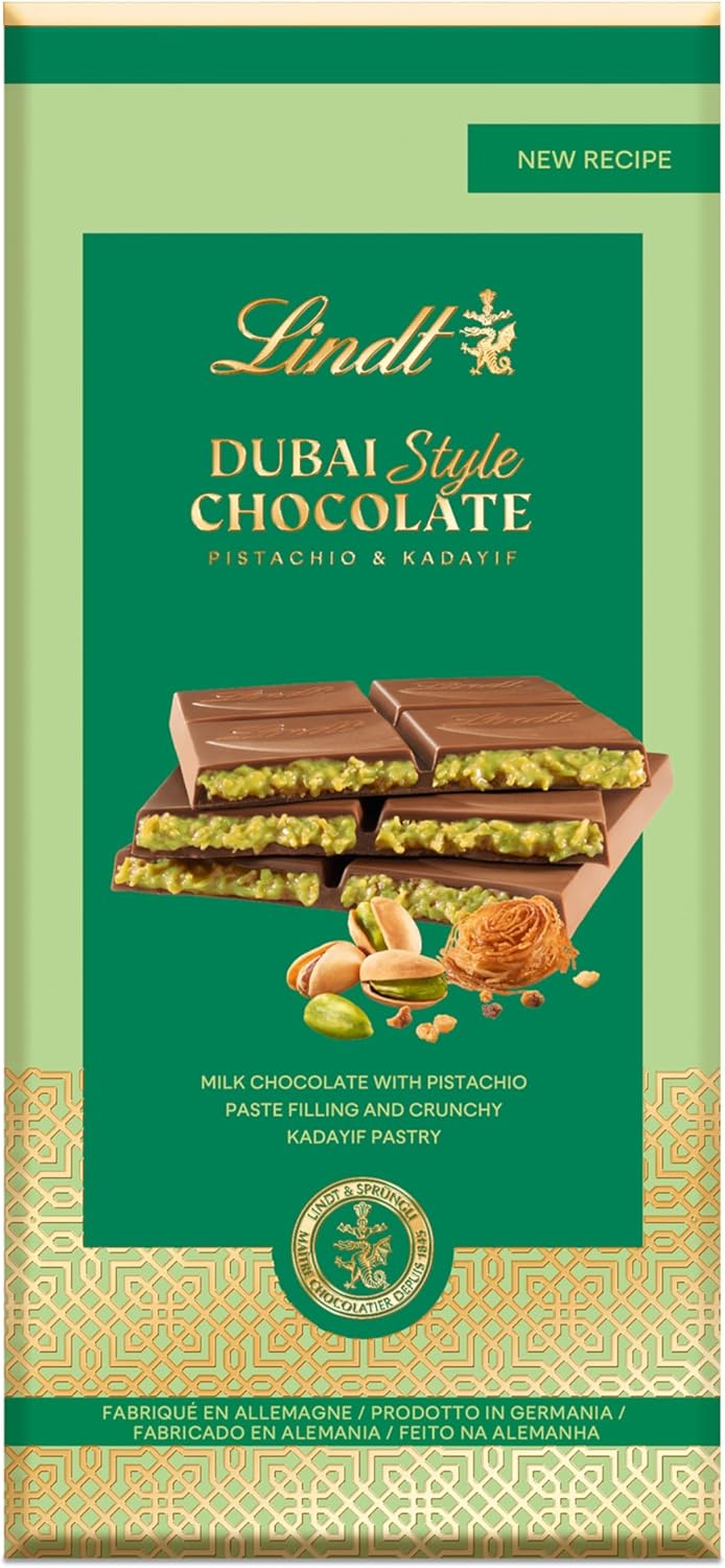 Chocolat Dubaï – Tablette chocolat pistache & kadaïf croustillant