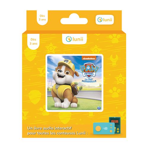 Livre audio Fabrique à histoires Lunii Paw Patrol Pat'patrouille Ruben