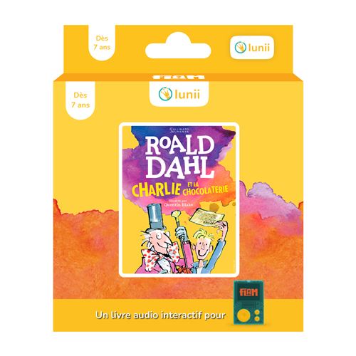Livre audio interactif Lunii pour conteuse Flam Charlie et la chocolaterie
