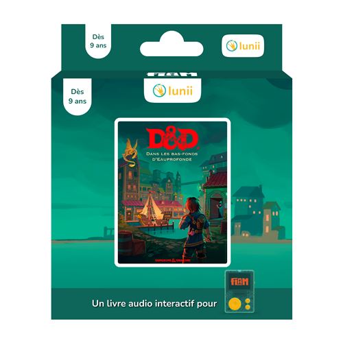 Livre audio interactif pour Flam Lunii Donjons & Dragons Volume 2