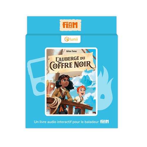 Livre audio interactif pour le baladeur Flam Lunii L'Auberge du Coffre Noir