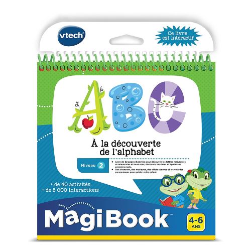 Livre éducatif VTech Magi Book ABC à la découverte de l'alphabet