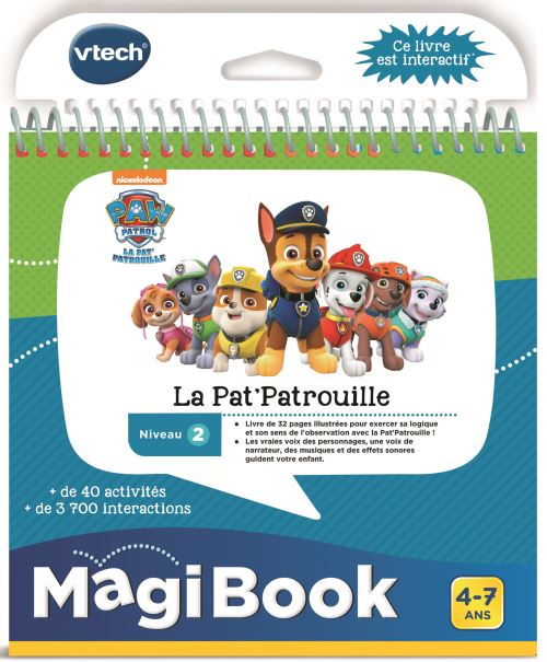 Livre interactif Vtech MagiBook Pars en mission avec Pat'Patrouille