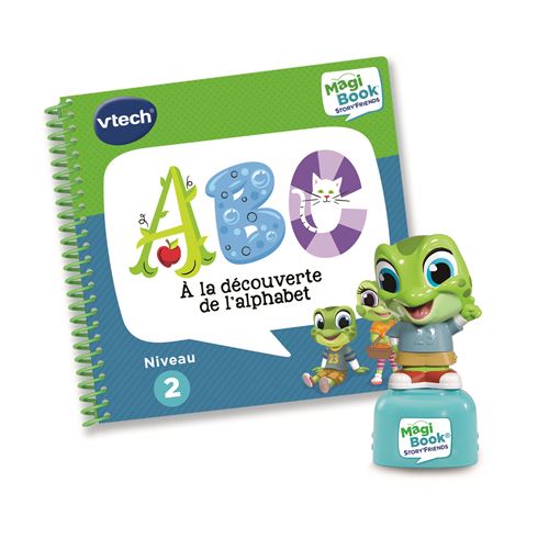 Livre interactif Vtech MagiBook Story'Friends ABC A la découverte de l'alphabet avec Figurine