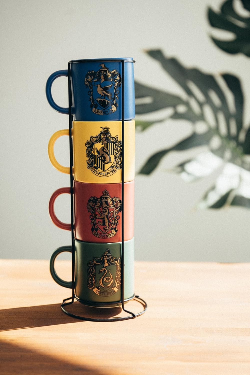 Lot de 4 tasses Harry Potter – Les 4 maisons de Poudlard dans ta cuisine