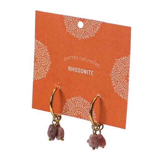 Mandala Jwla Petites Creoles Rose