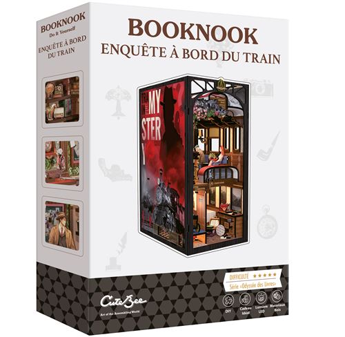 Maquette Blackrock Games Booknook Enquête à bord du train