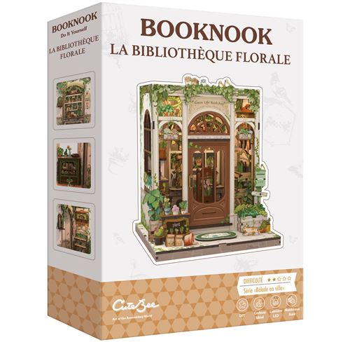 Maquette Blackrock Games Booknook La bibliothèque florale