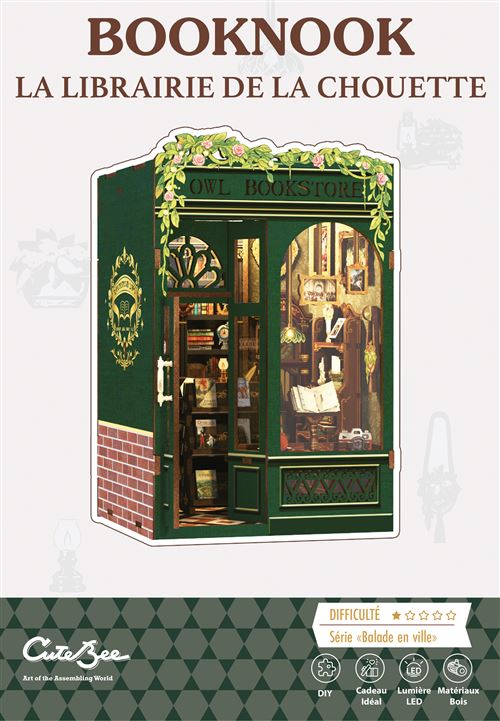 Maquette Blackrock Games Booknook La librairie de la chouette