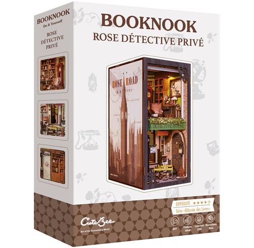 Maquette Blackrock Games Booknook Rose détective privé