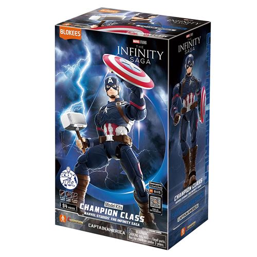 Maquette Blokees Marvel Heros Champion Class 03 Captain America