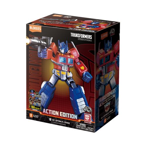 Maquette Blokees Transformers Action Edition 01 Optimus Prime Light Up