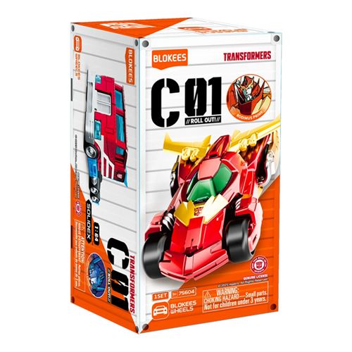 Maquette Blokees Transformers Wheels C01 Auto Prime Modèle aléatoire