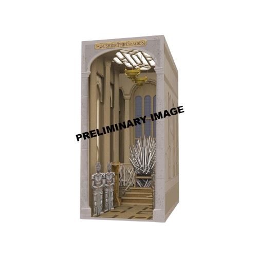 Maquette House of the Dragon Book Nook Tiny Adventures Iron Throne 23 cm