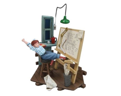 Maquette Maison Ghibli Porco Rosso Curtiss R3C-0 Seaplane + Figurine Curtis 1/48 Model Kit