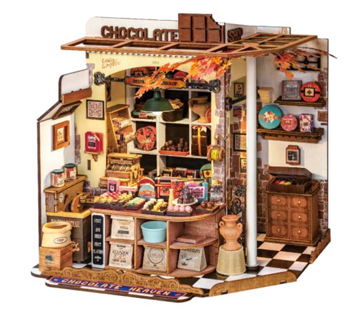 Maquette Rolife Maison Miniature Chocolaterie Henry