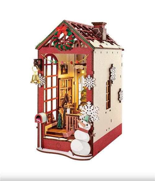 Maquette Rolife Serre-livres Book Nook Christmas Indoor Scene