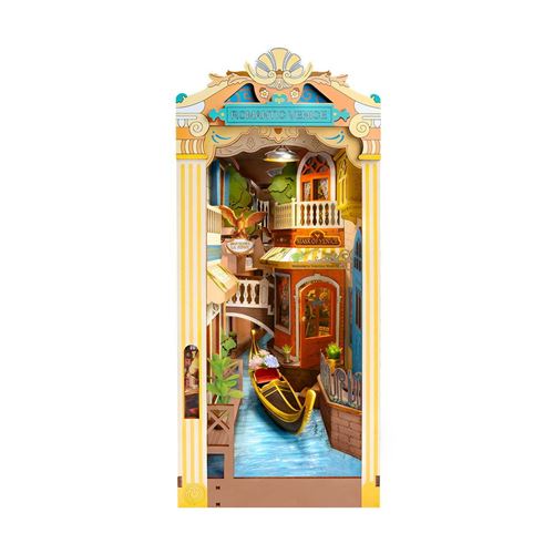 Maquette Rolife Serre-livres Book Nook Venise romantique