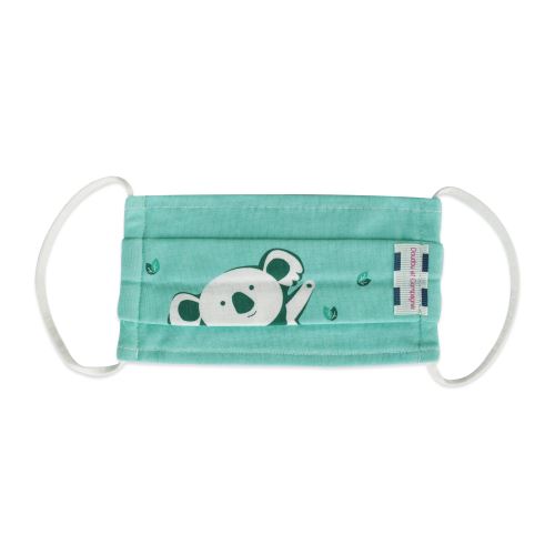Masque coton Doudou et Compagnie Jersey Fun Koala Taille S Vert