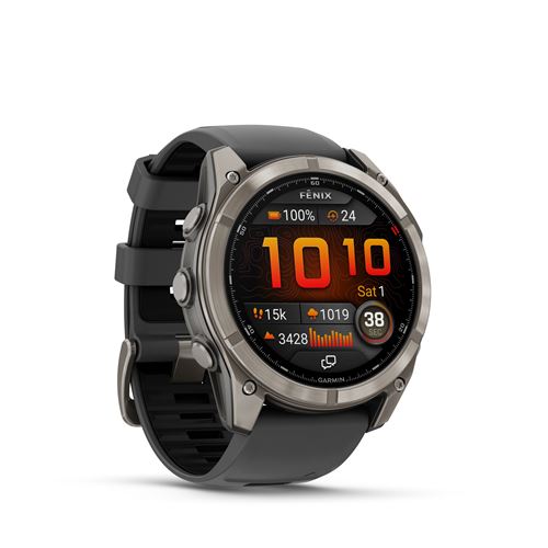 Montre connectée Garmin Fenix 8 Pro 51 mm Noir