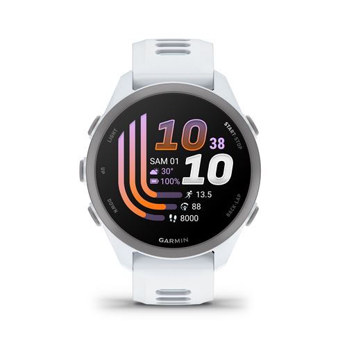 Montre connectée Garmin Forerunner 170 GPS Blanc et Bleu nuage
