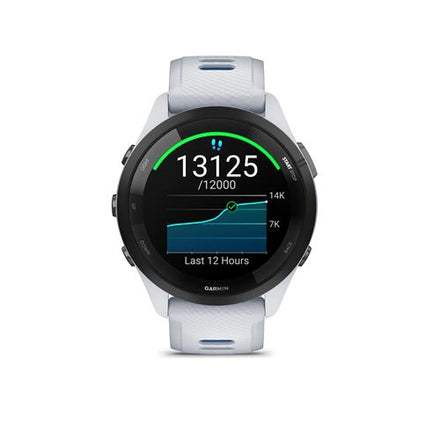 Montre connectée Garmin Forerunner 265 Music 46 mm Bluetooth Blanc avec bracelet silicone Beige