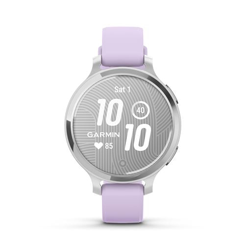 Montre connectée Garmin Lily 2 Active Argent avec bracelet en silicone Violet