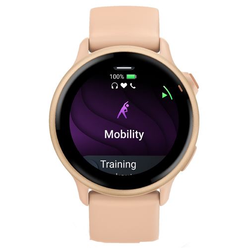 Montre connectée Garmin Vívoactive 6 42 mm Rose pêche avec bracelet Rose