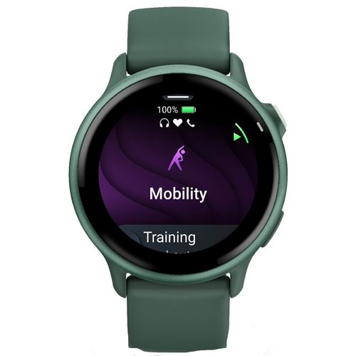 Montre connectée Garmin Vívoactive 6 42 mm Vert sapin avec bracelet Vert