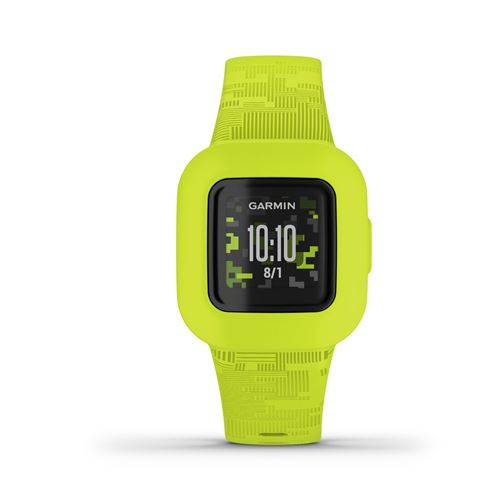 Montre connectée Garmin Vivofit Jr. 3 Bluetooth Vert avec bracelet silicone Vert