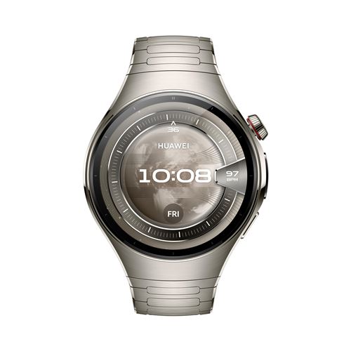 Montre connectée Huawei Watch 5 46 mm Bluetooth Titane avec bracelet en titane
