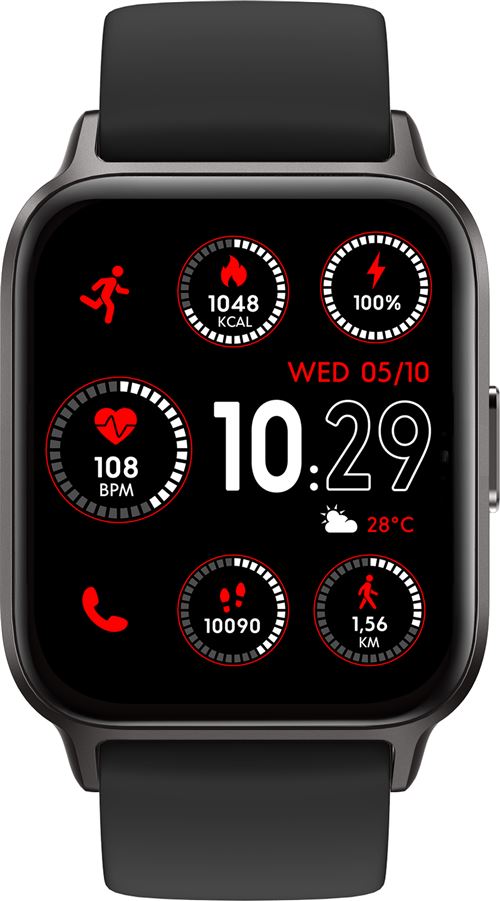 Montre connectée Ice-Watch Fit Noir avec bracelet Noir
