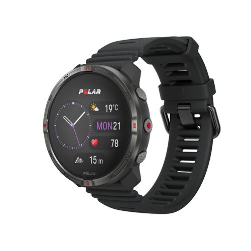 Montre connectée Polar Grit X2 22 mm Noir