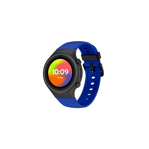 Montre connectée Smart products connection Smartee 4G Junior Noir avec bracelet Bleu