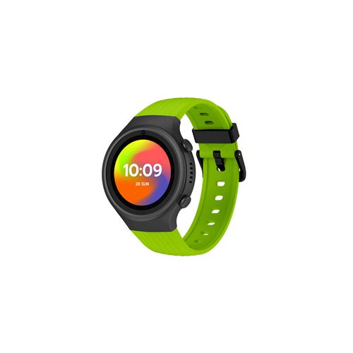 Montre connectée Smart products connection Smartee 4G Junior Noir avec bracelet Vert