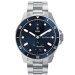 Montre connectée Withings ScanWatch Nova 42 mm Bleu avec bracelet métal argent