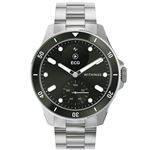 Montre connectée Withings ScanWatch Nova 42 mm Vert avec bracelet métal argent