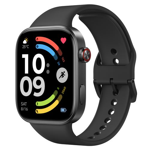 Montre connectée Xiaomi Redmi Watch 6 Bluetooth Noir avec bracelet Noir