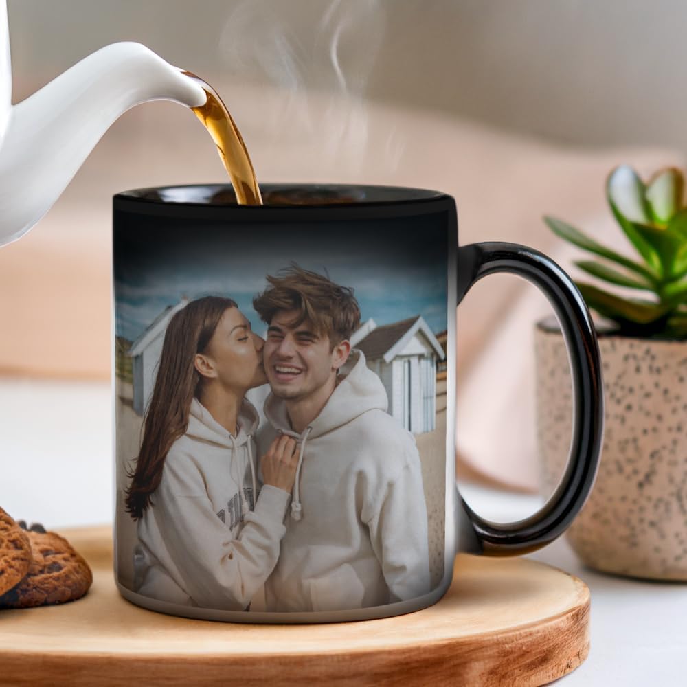 Mug magique personnalisé avec photo Maison Cadeau
