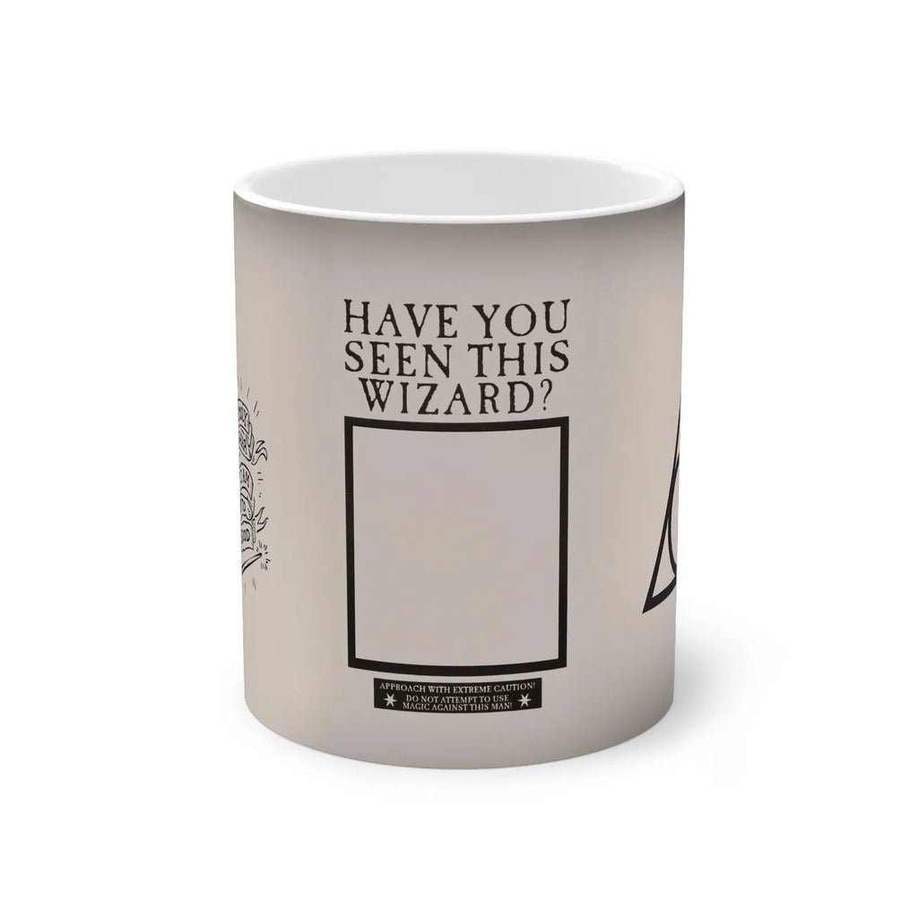 Mug magique de sorcier personnalisé qui révèle ta photo à la chaleur