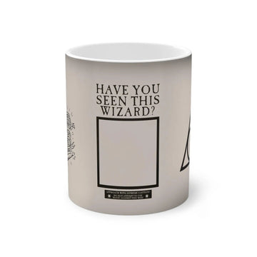 Mug magique de sorcier personnalisé qui révèle ta photo à la chaleur