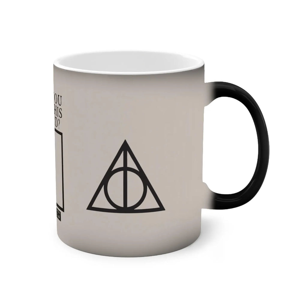 Mug magique de sorcier personnalisé qui révèle ta photo à la chaleur