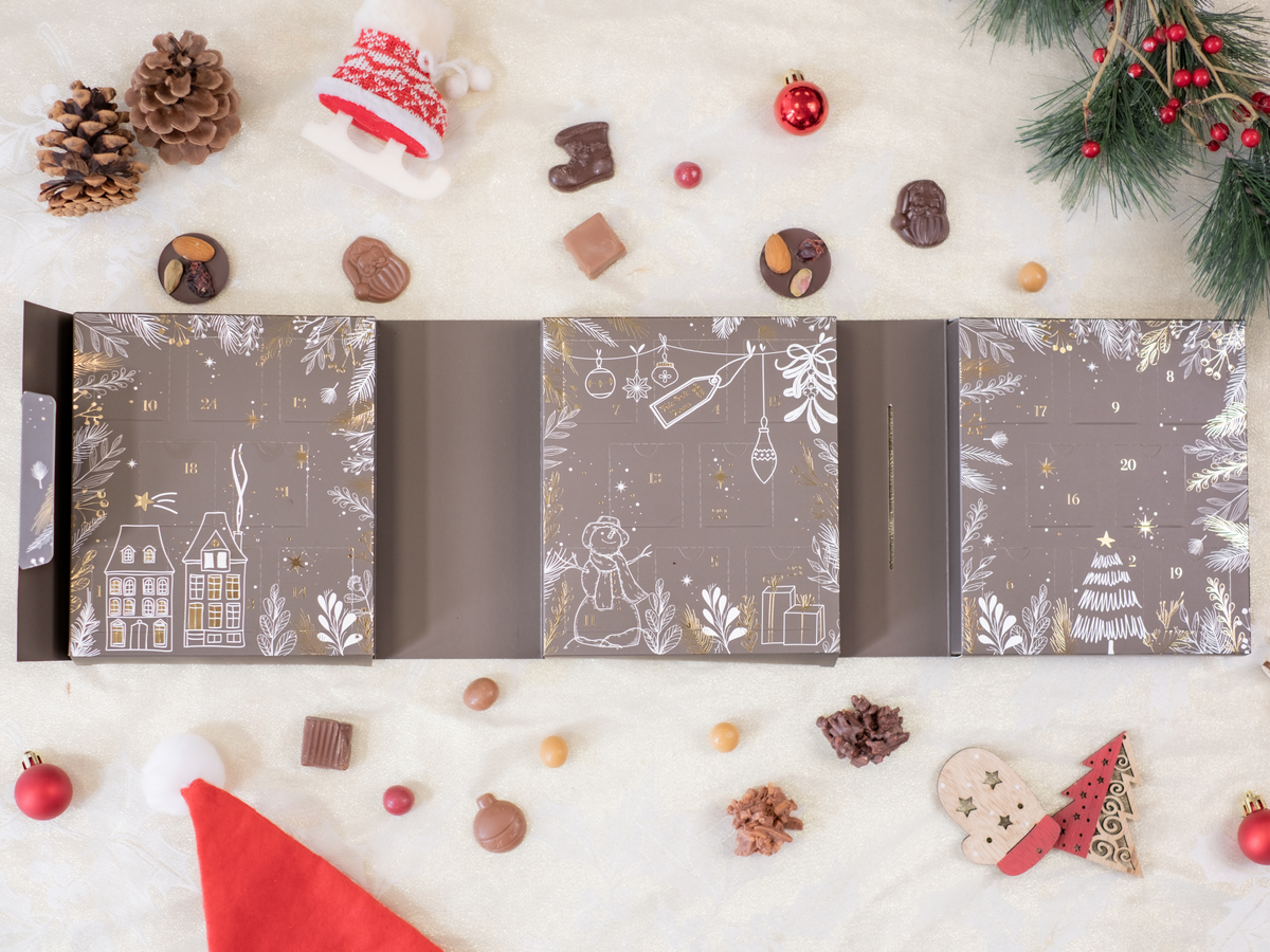 Calendrier de l'Avent Stéphane Pasco - La Magie de l'Avent, 24 chocolats
