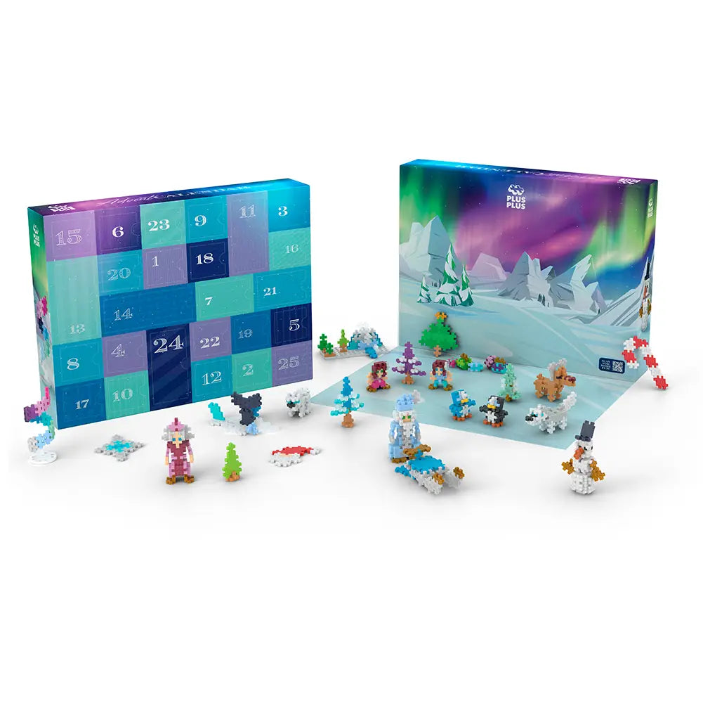 Calendrier de l’Avent PLUS-PLUS – Univers polaire à construire