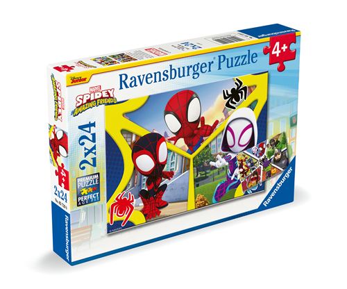 Pack 2 puzzles x 24 pièces Ravensburger Spidey