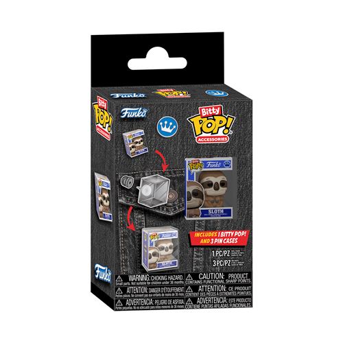 Pack 4 Figurines Funko Bitty Pop Wearables Pin