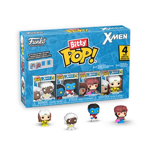 Pack 4 figurines Funko Bitty Pop X-Men Modèle aléatoire
